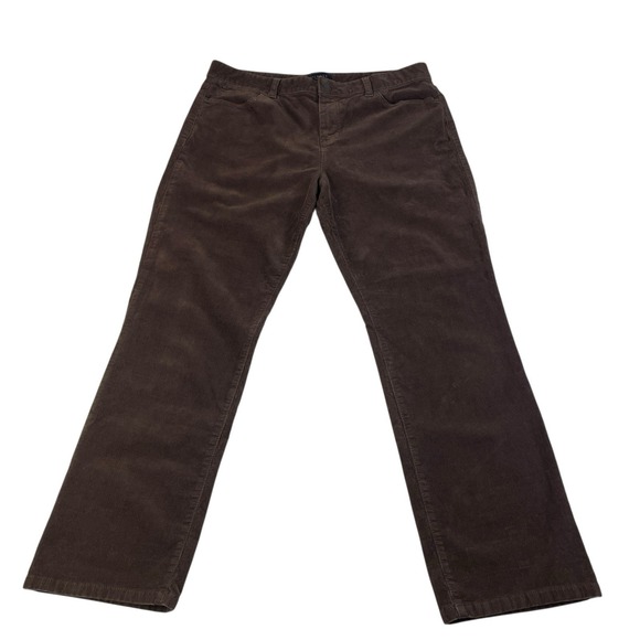 Talbots Pants - Talbots Petite Brown Corduroy Pants Heritage 14 Petite Fall Classic